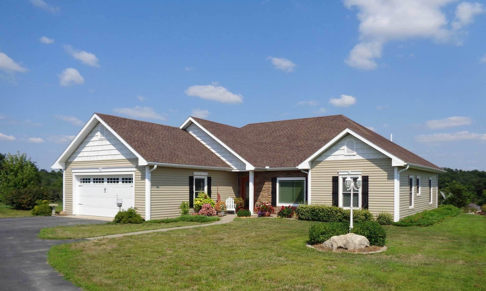 brown roof banner