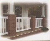 brick railing